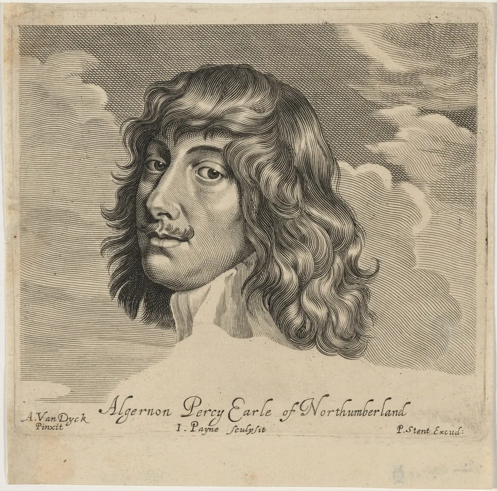 Algernon Percy, Earl of Northampton, by John Payne, ink, 1627