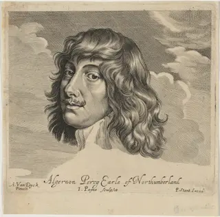 Algernon Percy, Earl of Northampton, by John Payne, ink, 1627