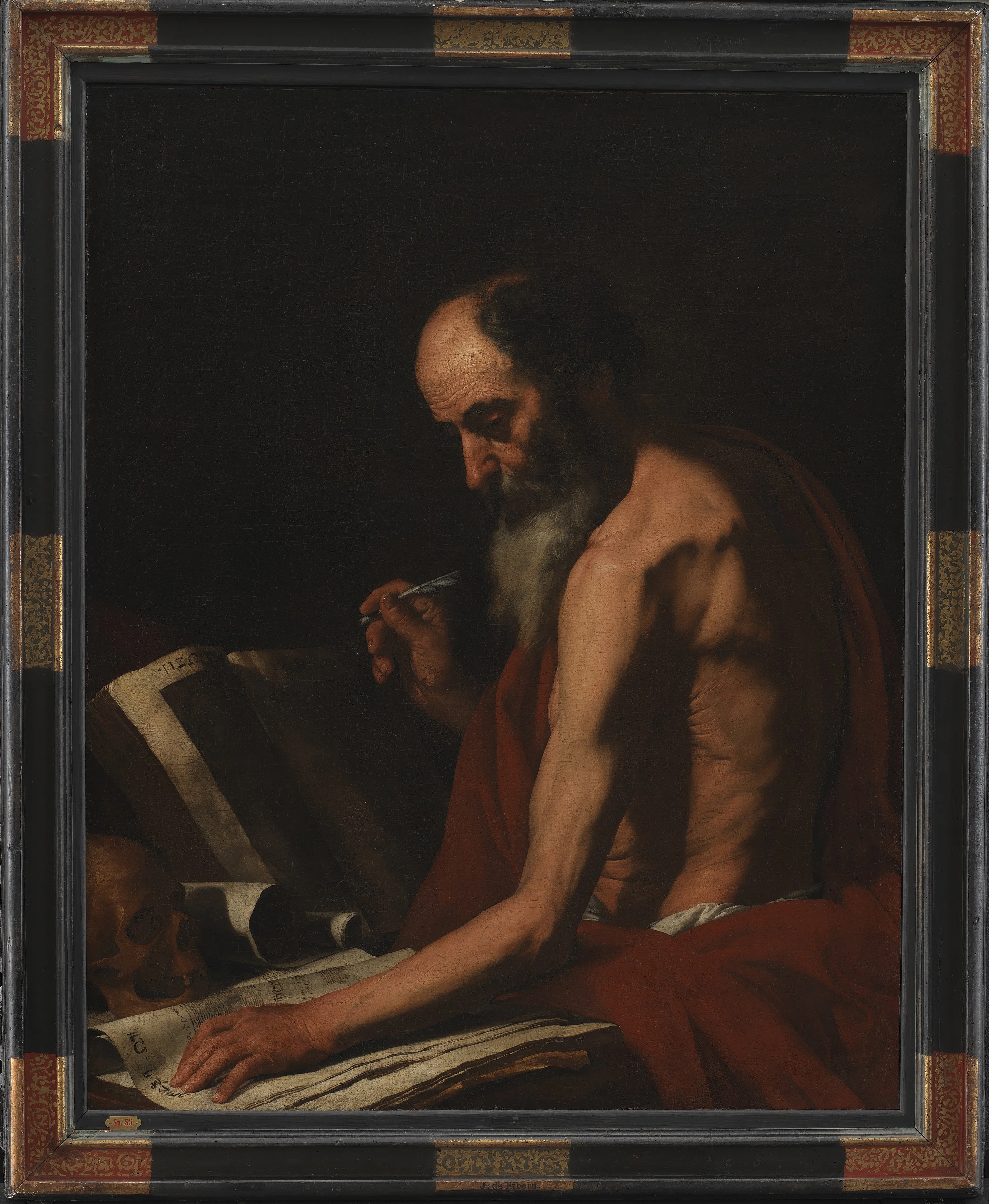 St Jerome, detail
