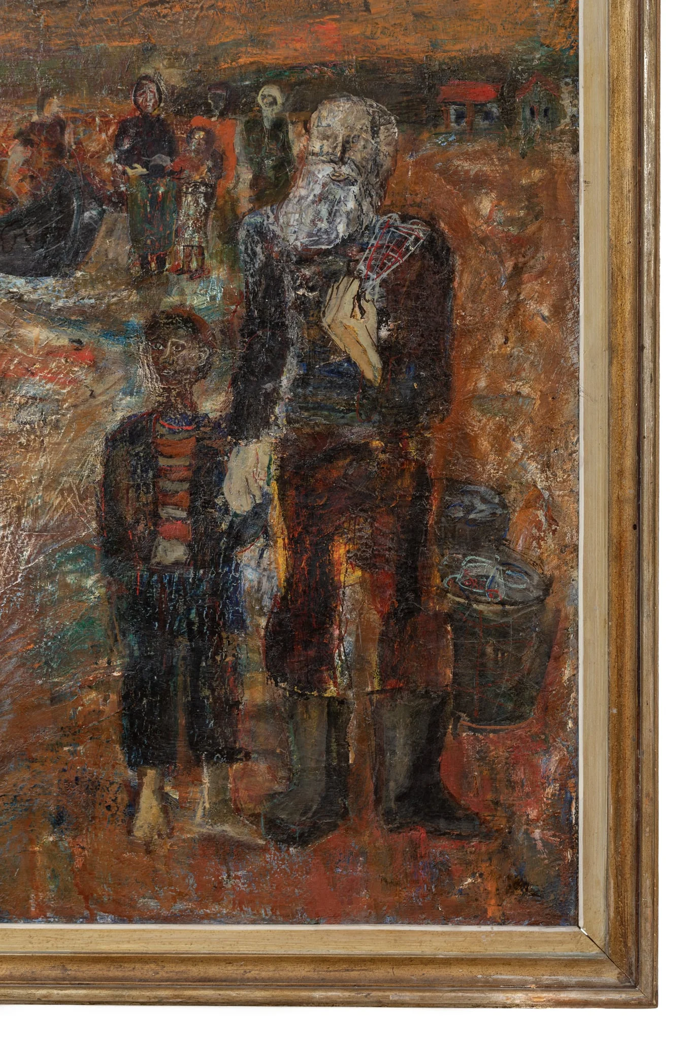 Familie de pescari, detail