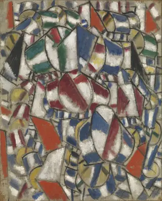 Contrast of Forms, by Fernand Léger, oil, 1913