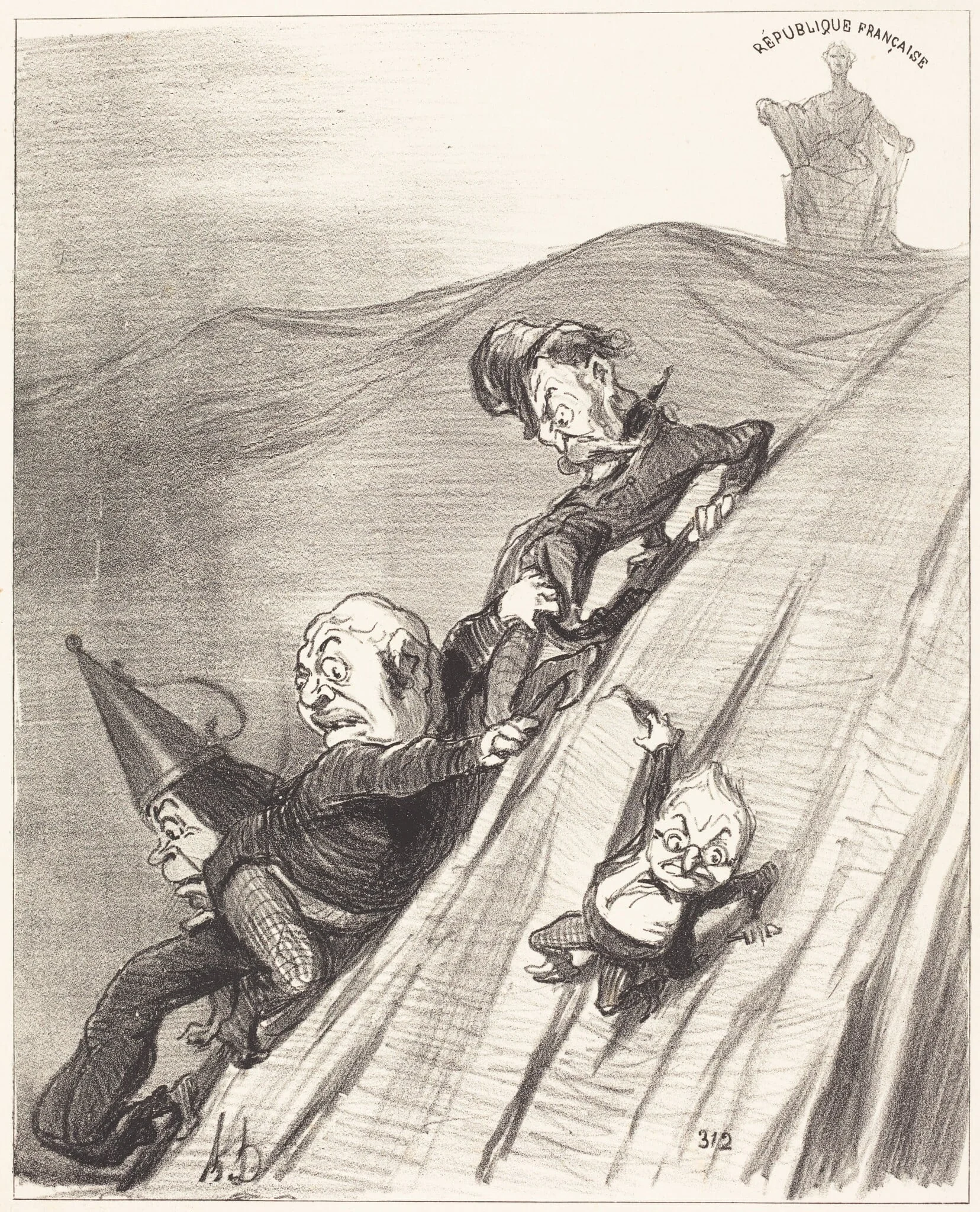 Un Chemin dangereux, detail
