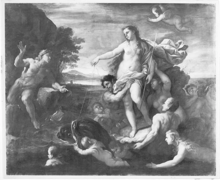 Galathea besucht Acis, detail