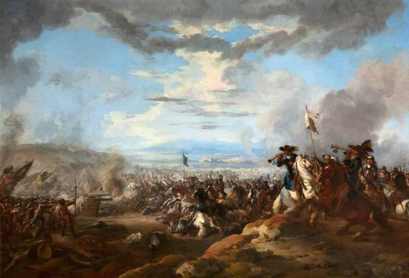 A Battle, detail