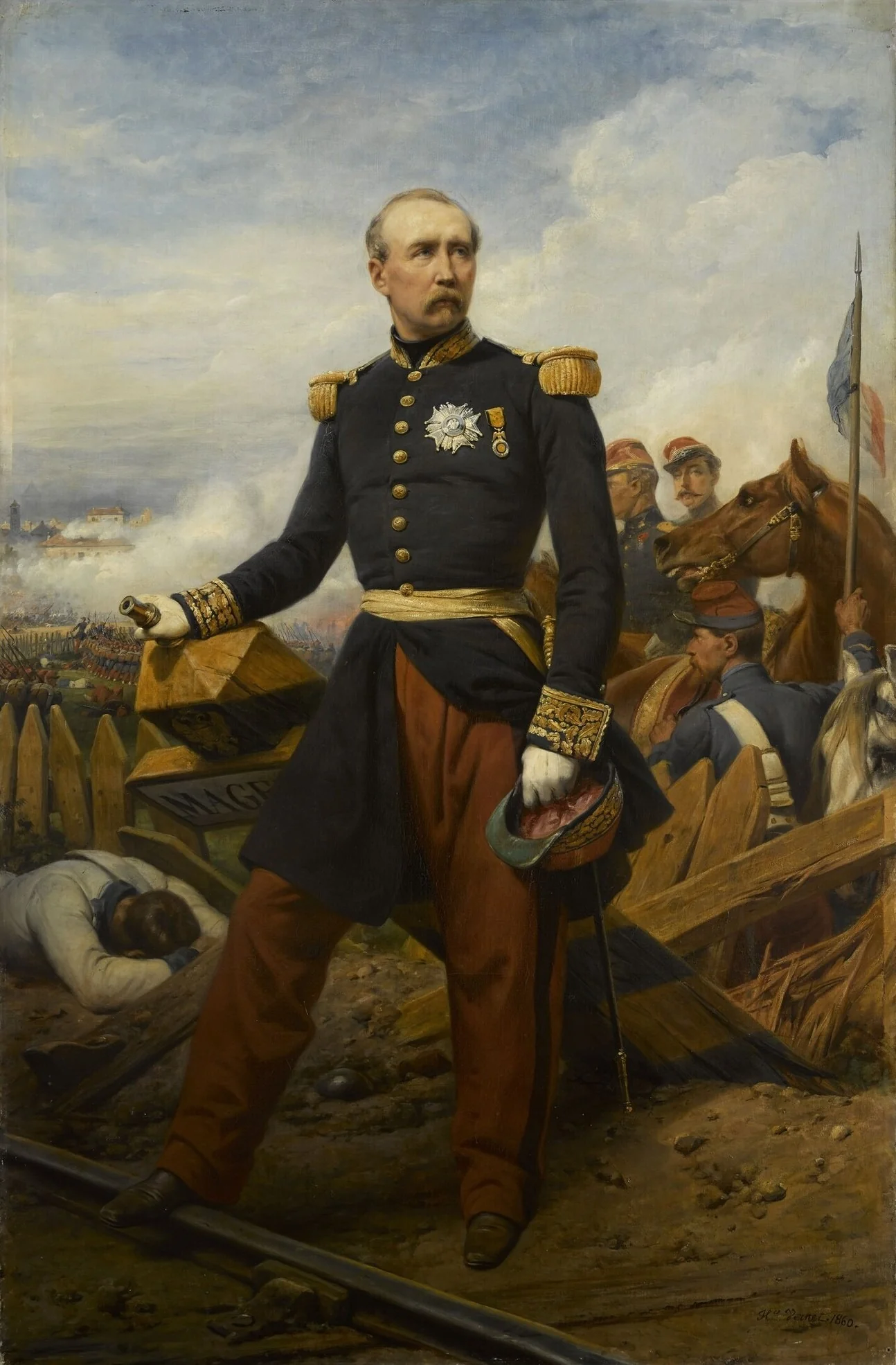 Portrait of Marshal MacMahon, detail