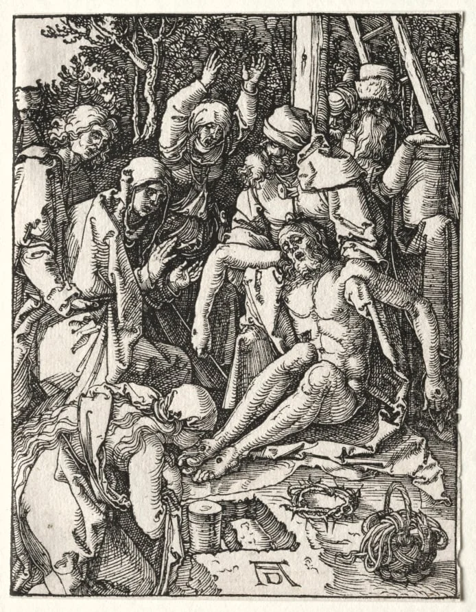 The Small Passion: Lamentation, detail