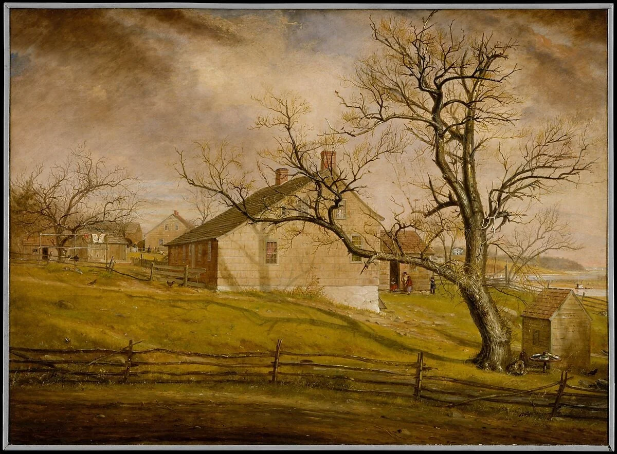 Long Island Farmhouses, detail