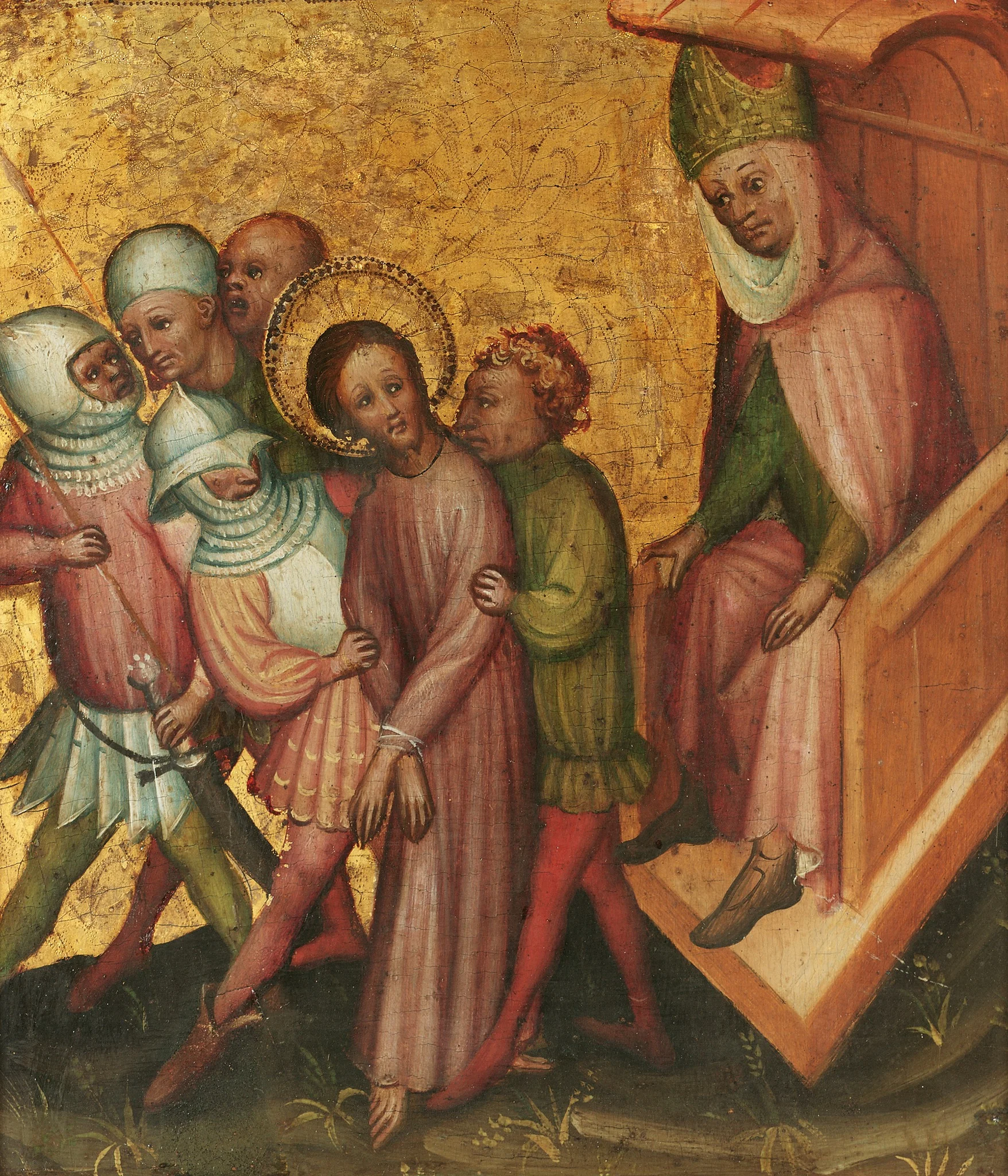 Christus vor Kaiphas, detail