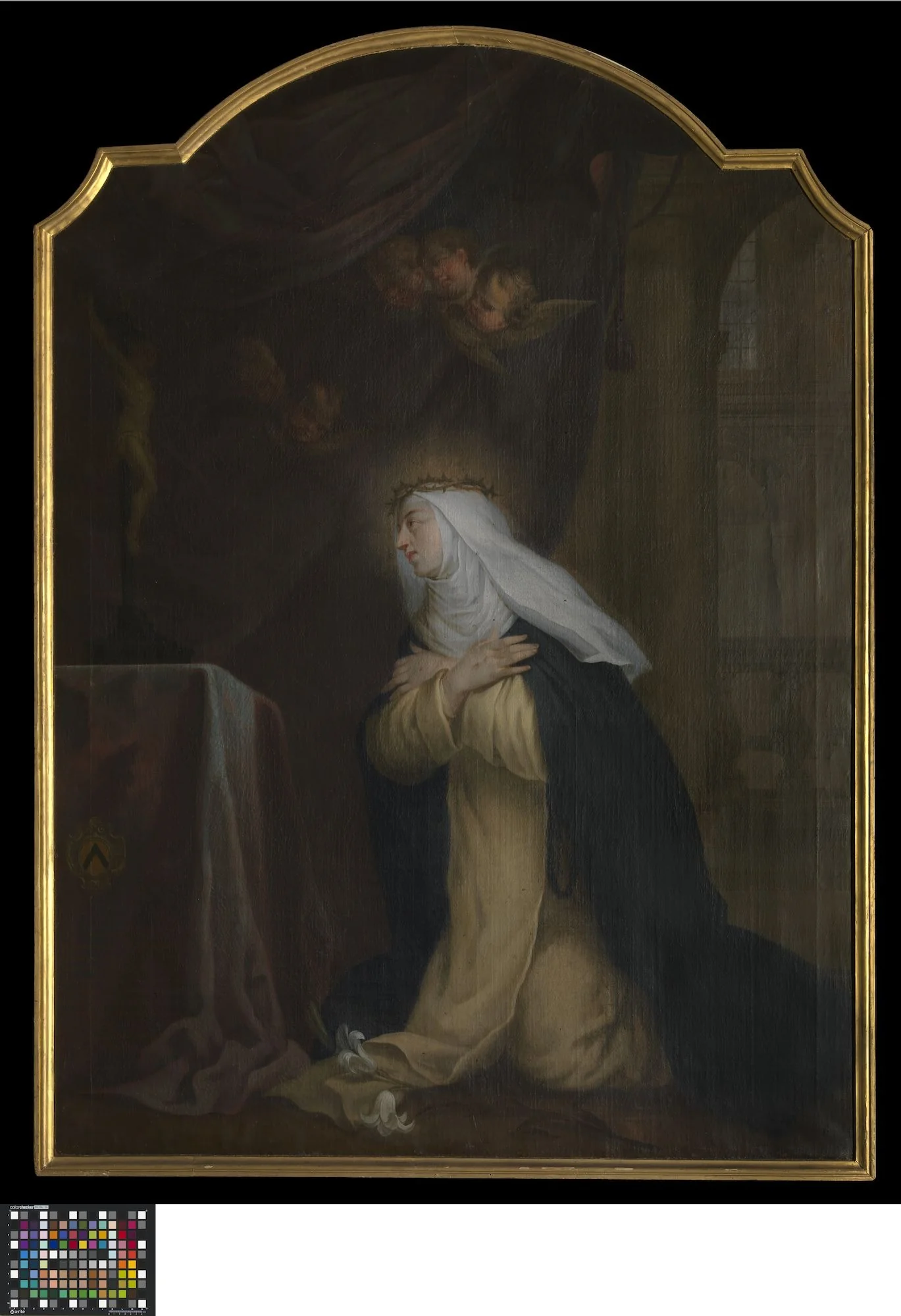 Heilige Catharina van Siena in extase, detail