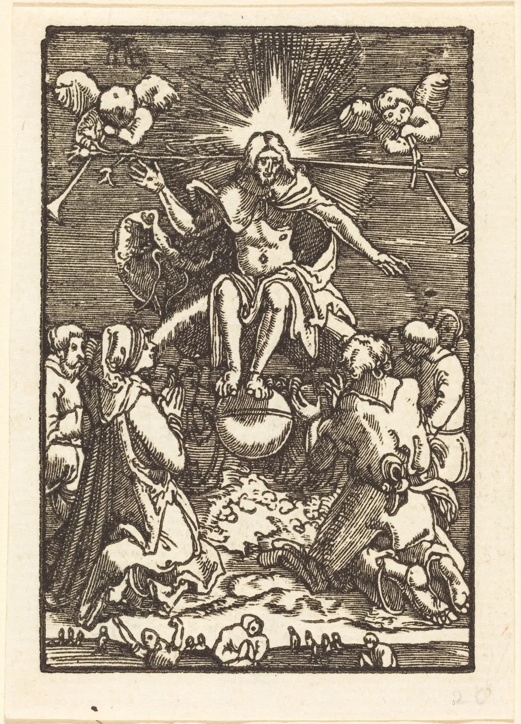 The Last Judgment, by Albrecht Altdorfer, ink, 1513