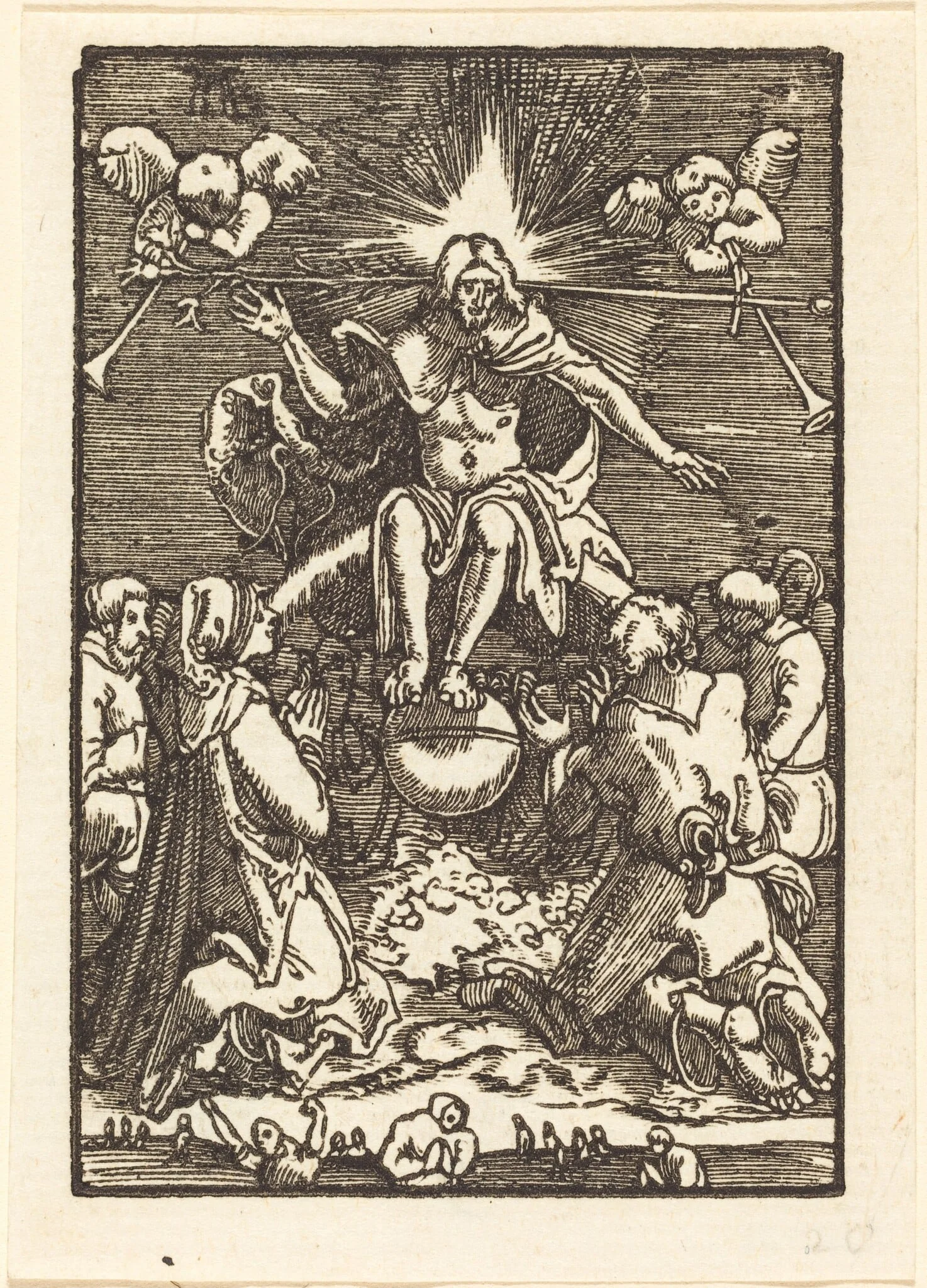 The Last Judgment, detail