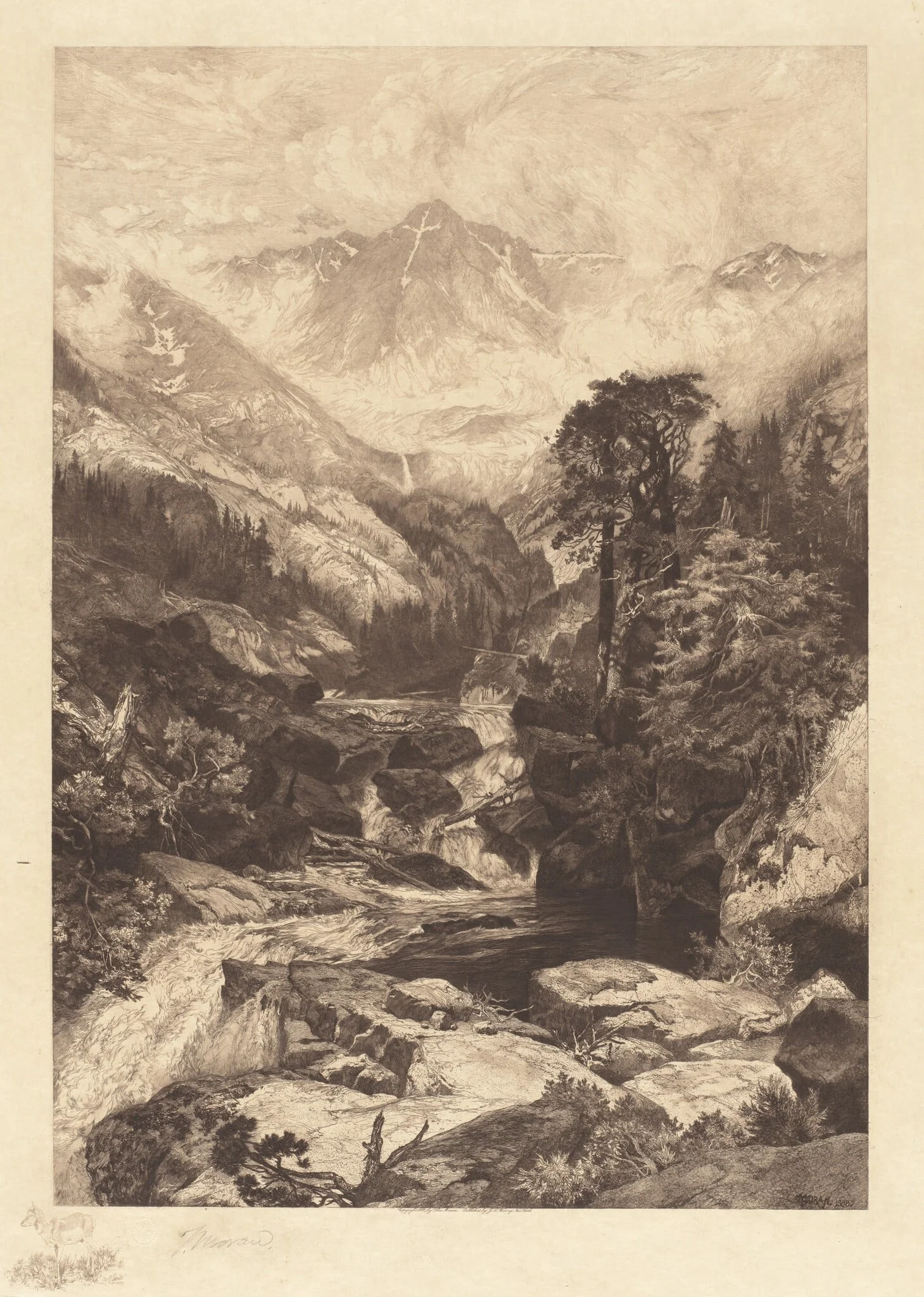 Mountain of the Holy Cross, Colorado, detail