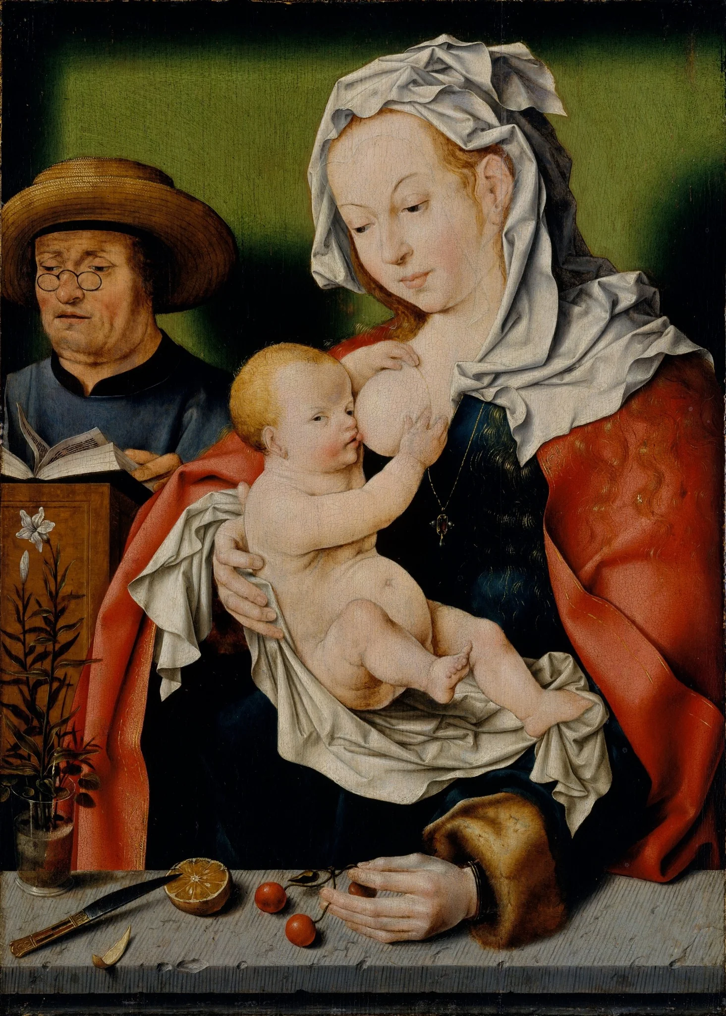 The Holy Family, detail