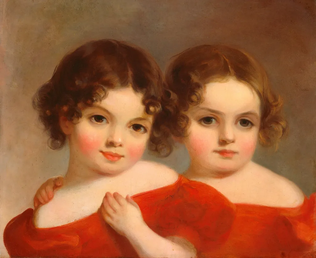 The Leland Sisters, by Thomas Sully, oil, 1830
