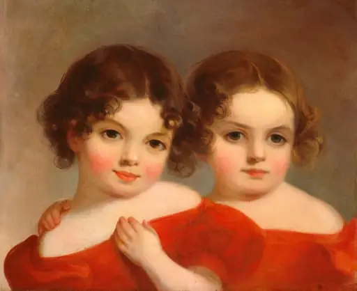 The Leland Sisters, by Thomas Sully, oil, 1830