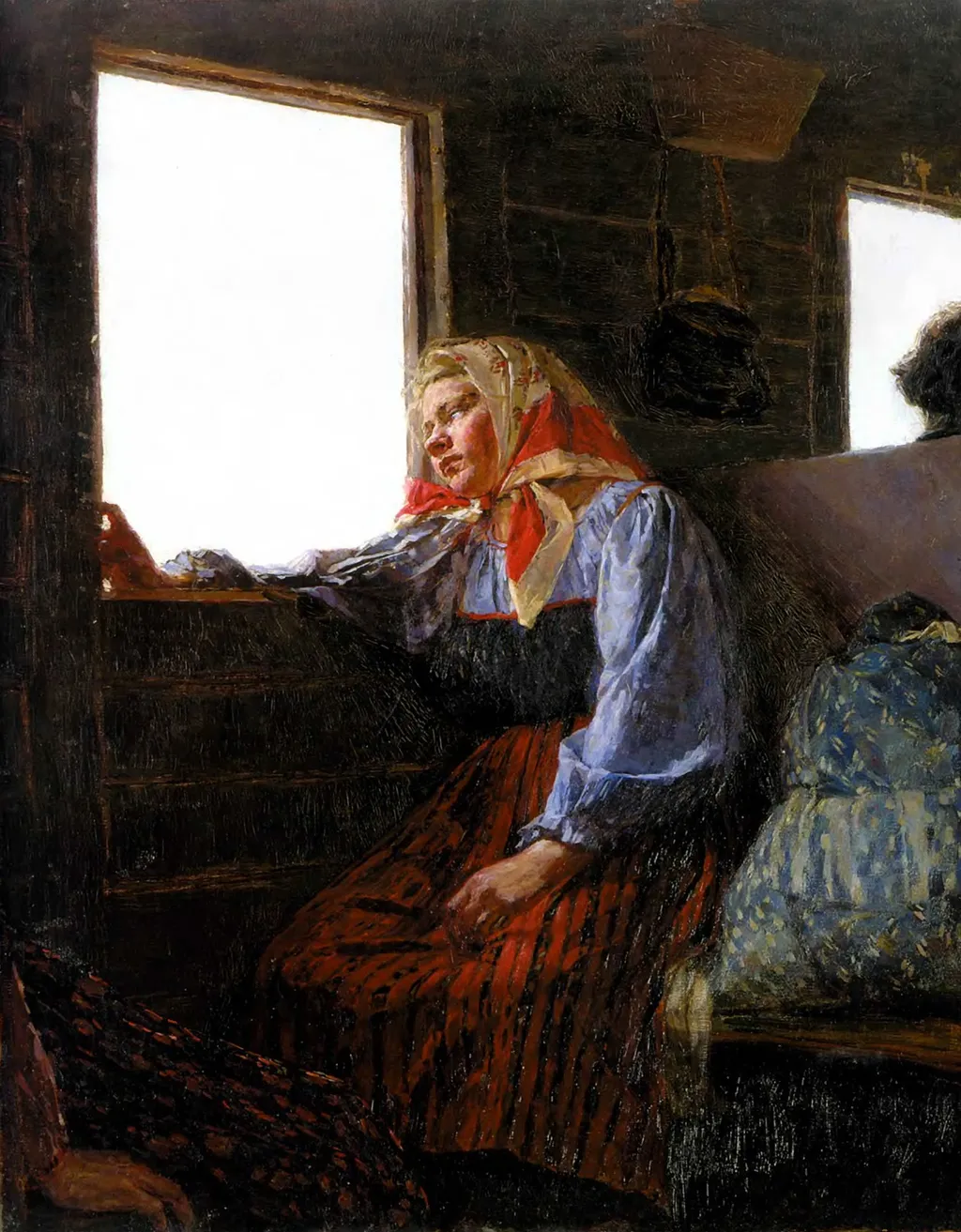 Out into the World., by Kyriak Kostandi, oil, 1893