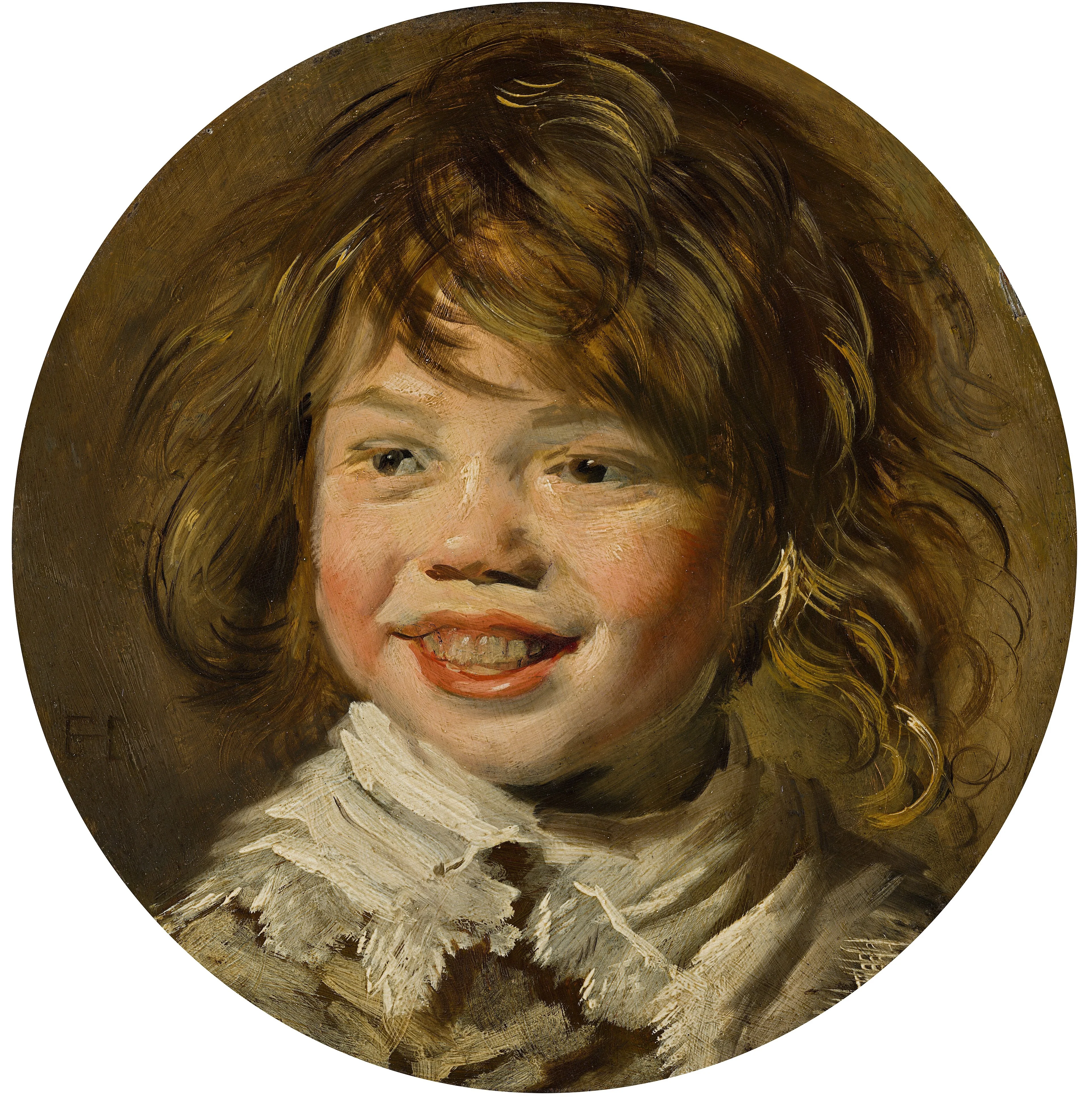 Laughing boy, detail