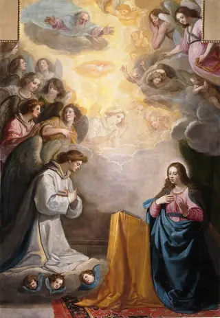 The Annunciation, by Vincenzo Carducci, oil, 1593