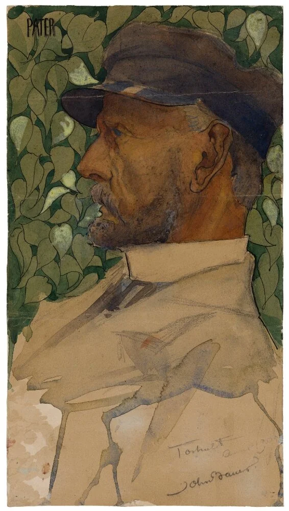 Joseph Bauer (1849-1921), The Artist's Father, 1909, detail