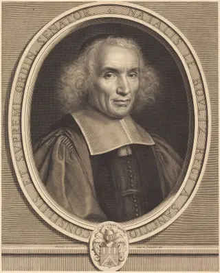 Noel Le Boultz, by Robert Nanteuil, ink, 1671