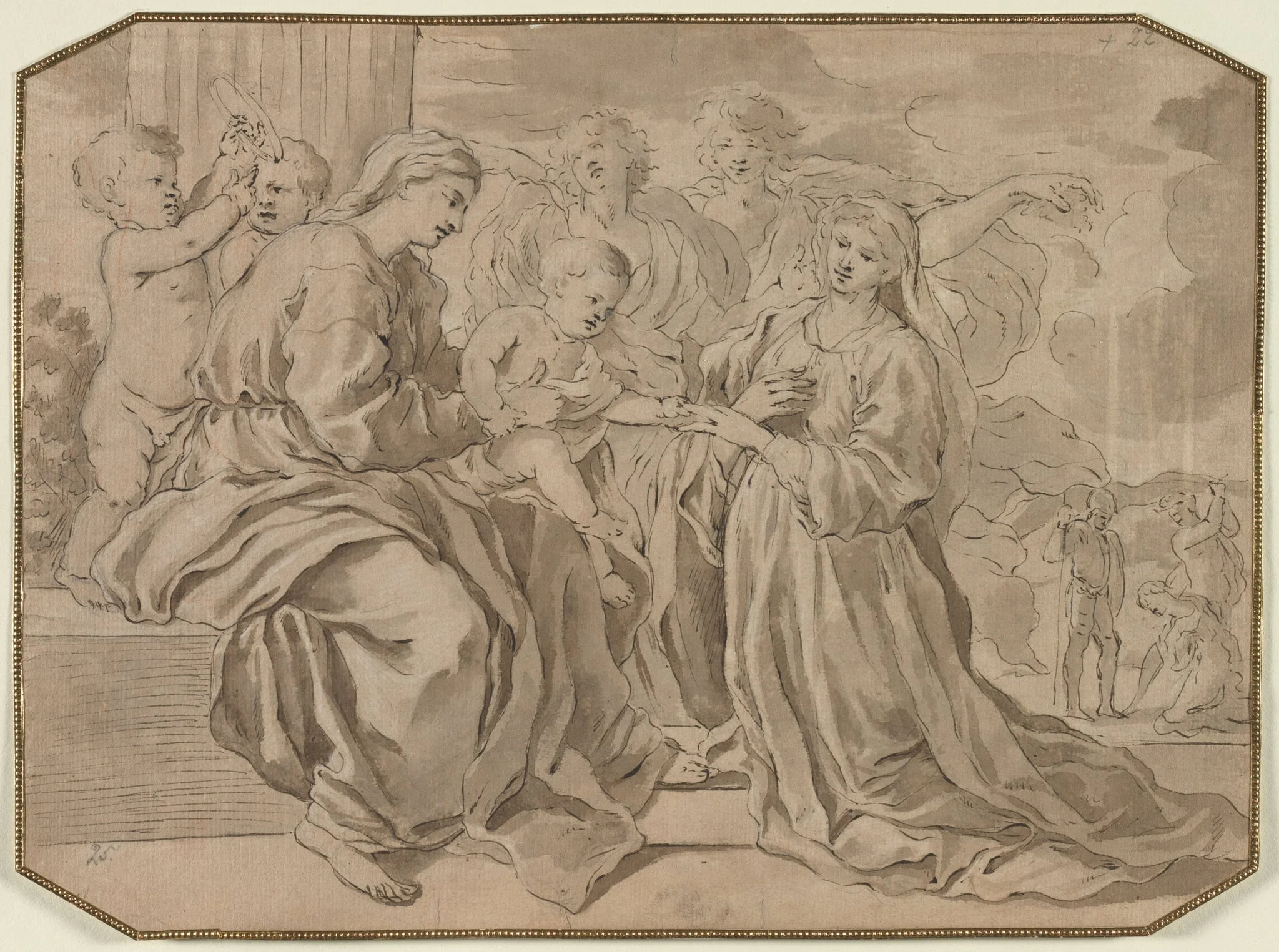 Mystic Marriage of St. Catherine, detail
