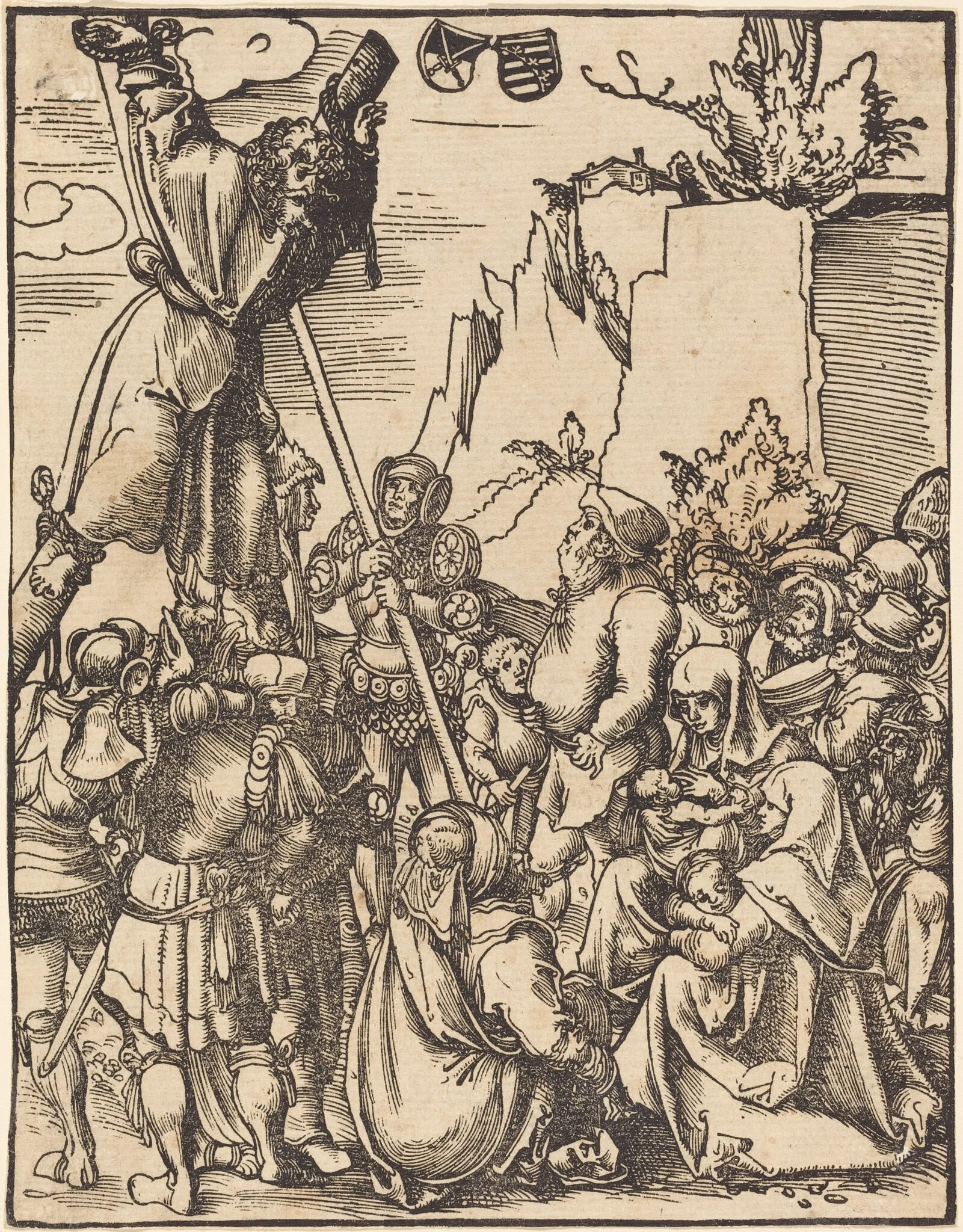 Saint Andrew, detail