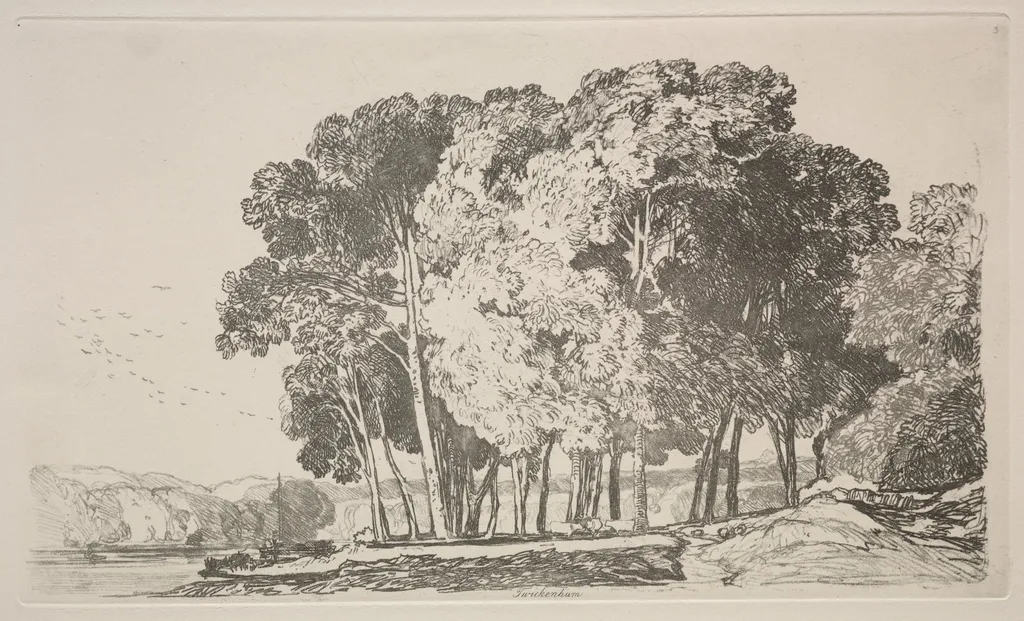 Liber Studiorum:  Twickenham, by John Sell Cotman, 1838