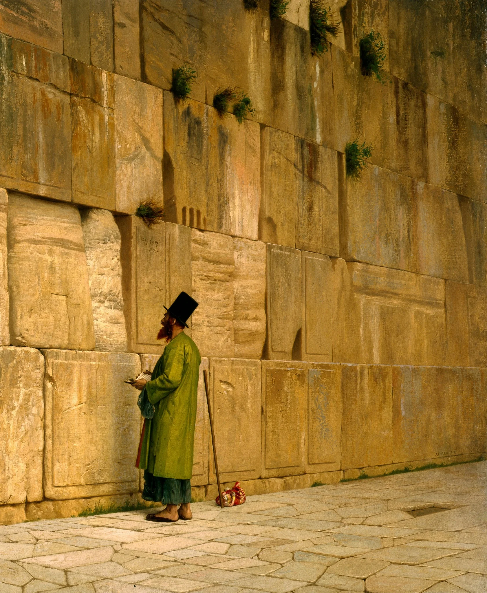 The Wailing Wall, detail