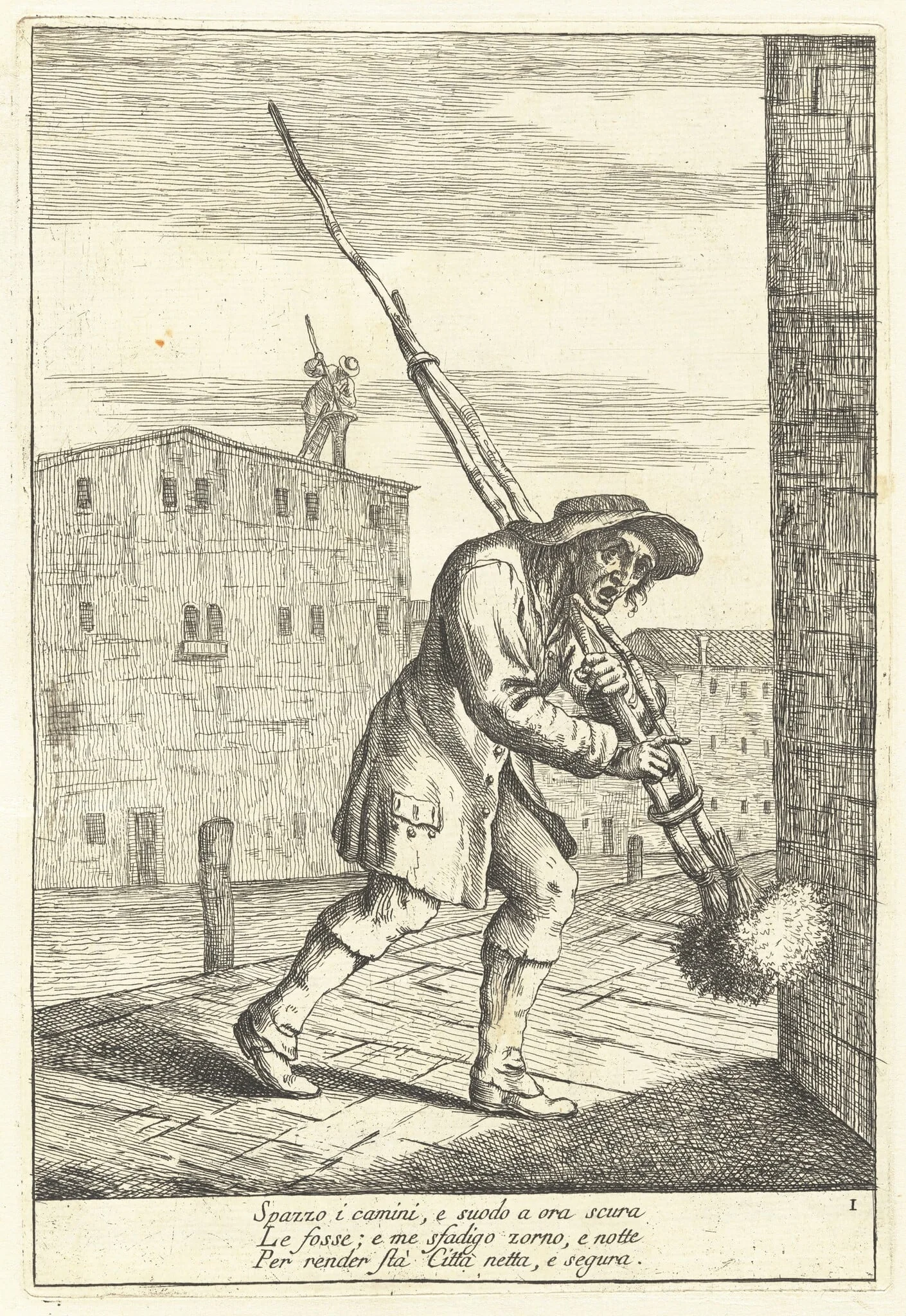 Scoa Camin (Chimney Sweep), detail