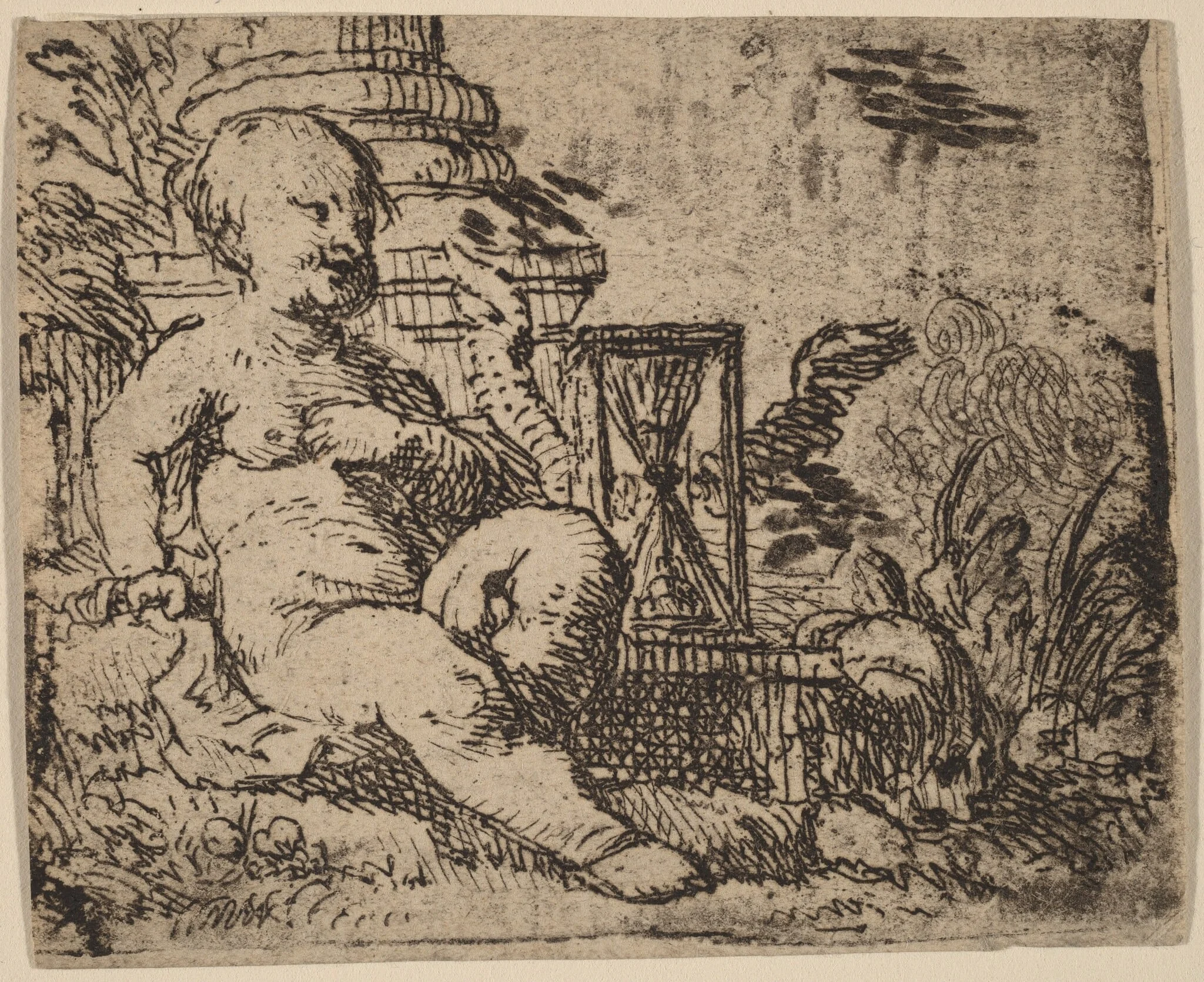 Allegory of Vanity, detail