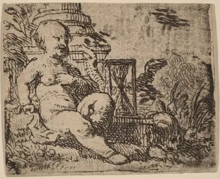 Allegory of Vanity, by Cornelis Schut I, ink, 1626