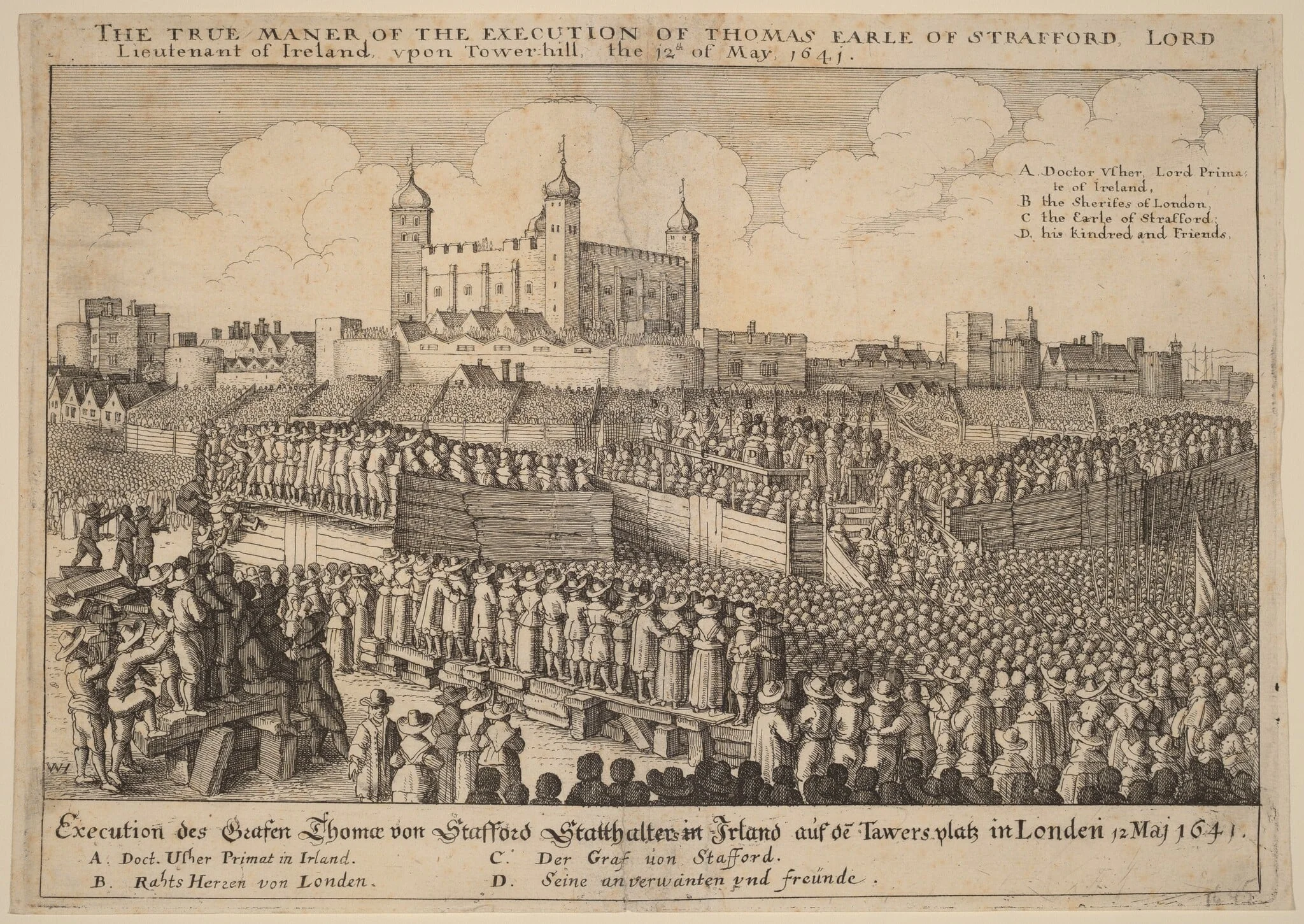 Execution of Thomas Wentworth, detail