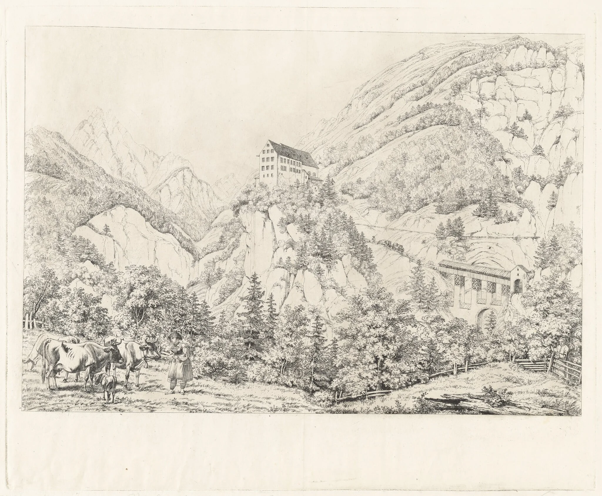 The Georgenberg in the Tyrol, detail