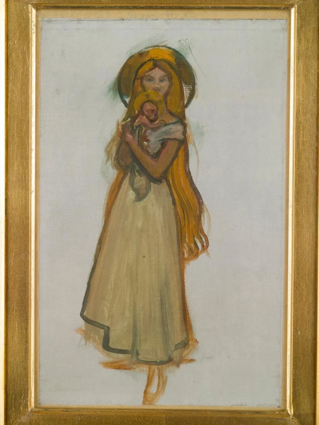 Marjatta ja lapsi, detail