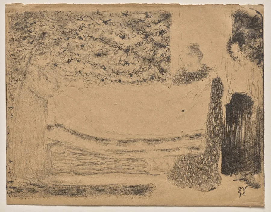 Folding the Linen, detail