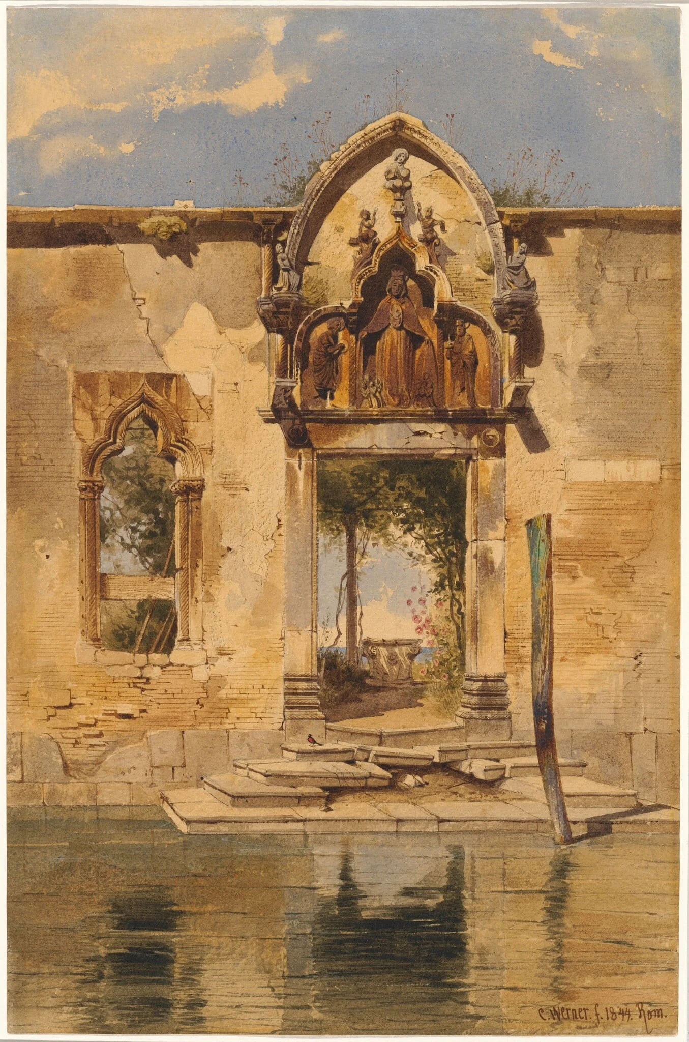The Portal of the Madonna della Misericordia from the Canal, detail