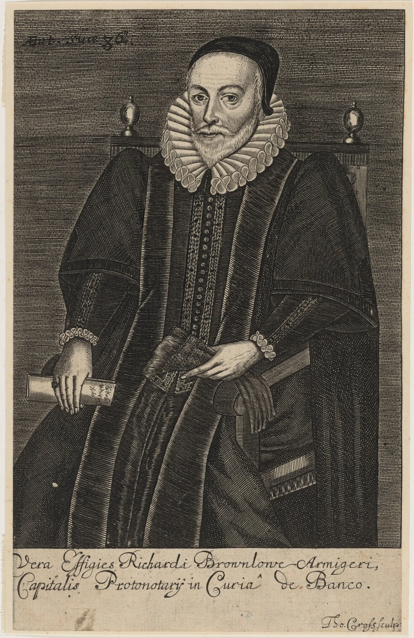 Richardi Brownlowe Armigeri, detail