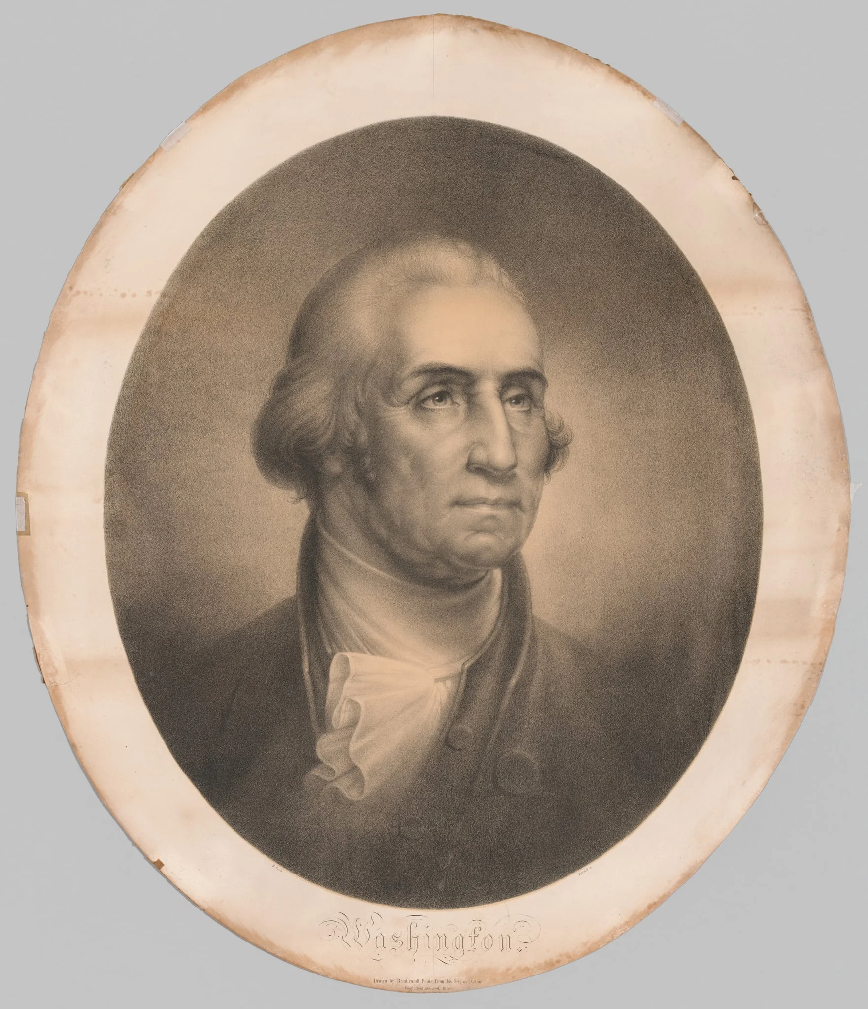 Head of George Washington, detail