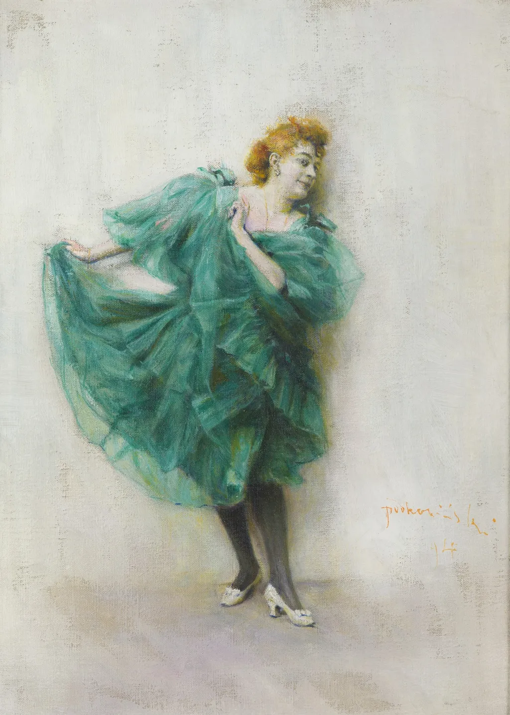 Dancer, by Władysław Podkowiński, oil