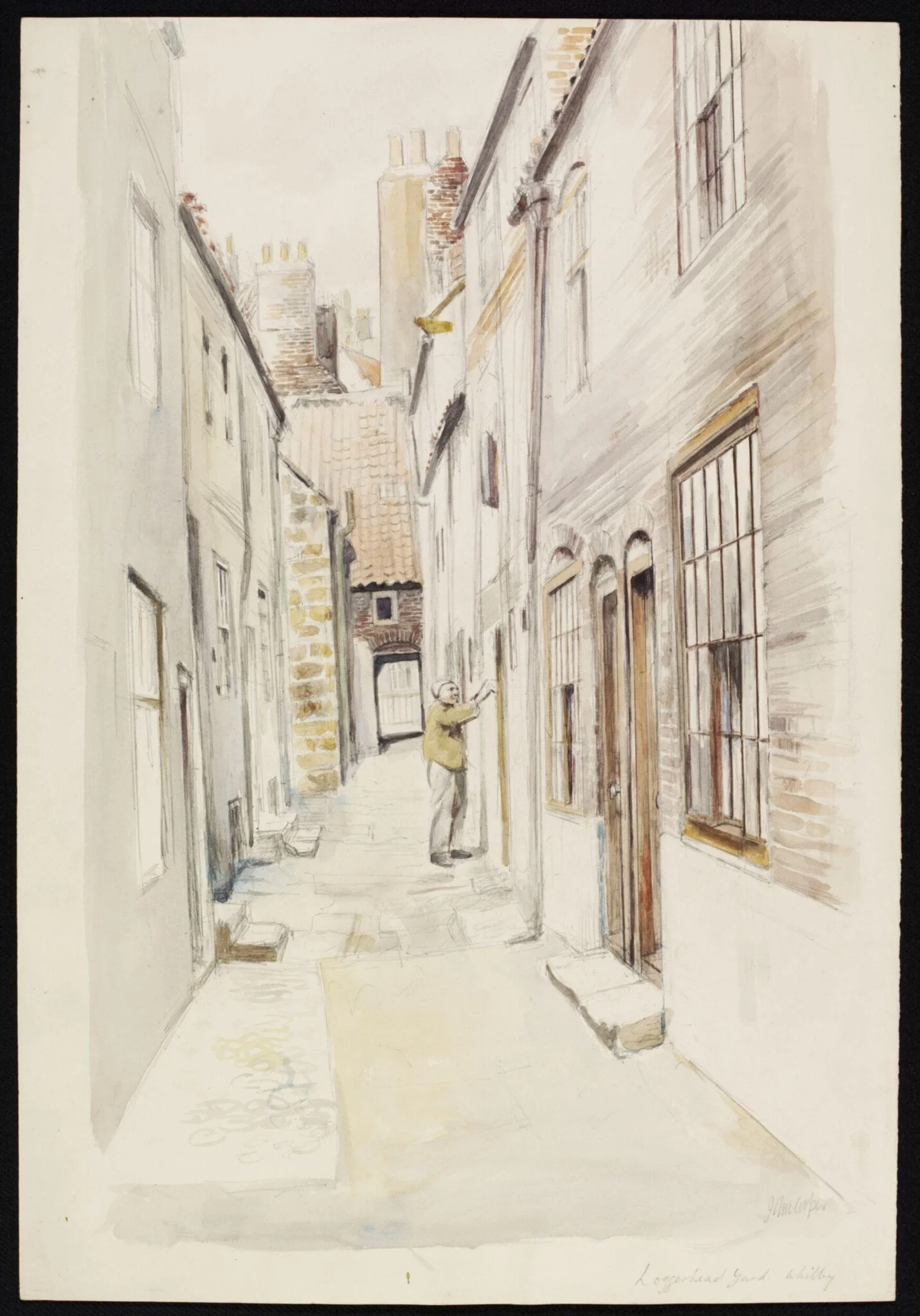 Loggerheed Yard, Whitby, detail