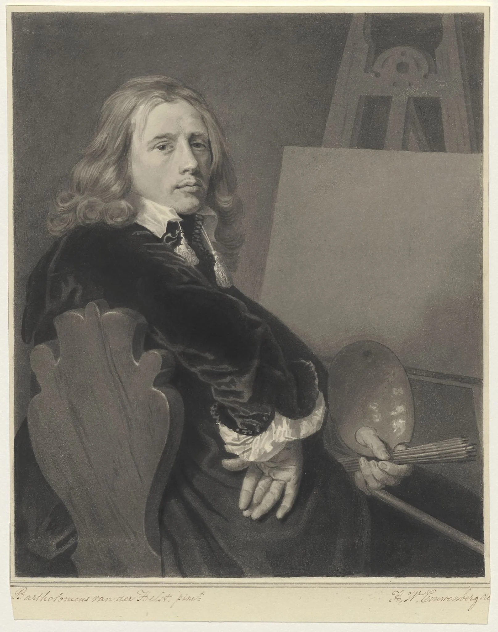 Portrait of Paulus Potter, detail