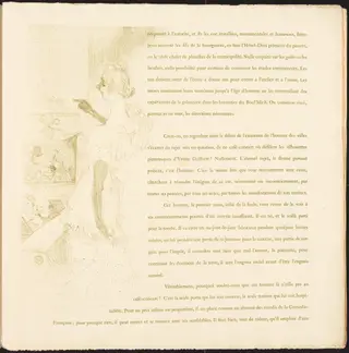 Yvette Guilbert, by Henri de Toulouse-Lautrec, ink, 1894