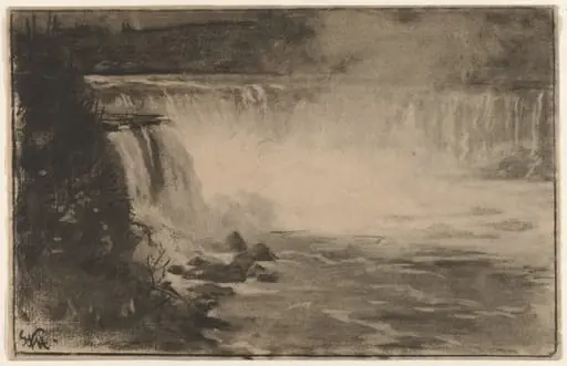 Niagara Falls, by William Morris Hunt, 1878