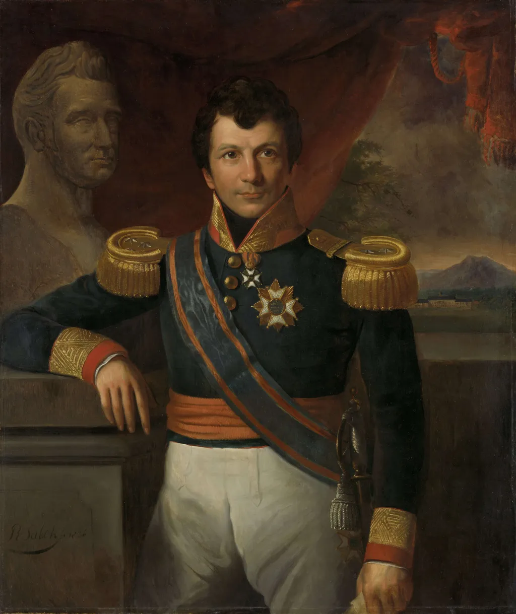 Portrait of Johannes Graaf van den Bosch (1780-1844), Gouverneur-generaal (1830-33), by Raden Saleh, oil, 1836