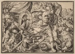 Christ Tells His Disciples of the Last Judgment, by Christoph Murer, ink, 1630