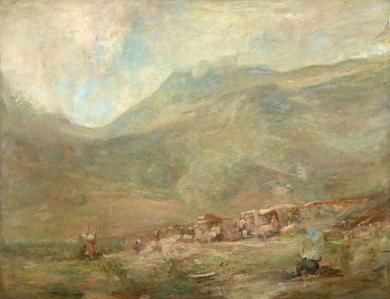 Sheepshearing, detail