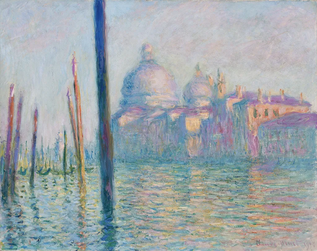 The Grand Canal, by Claude Monet, oil, 1908