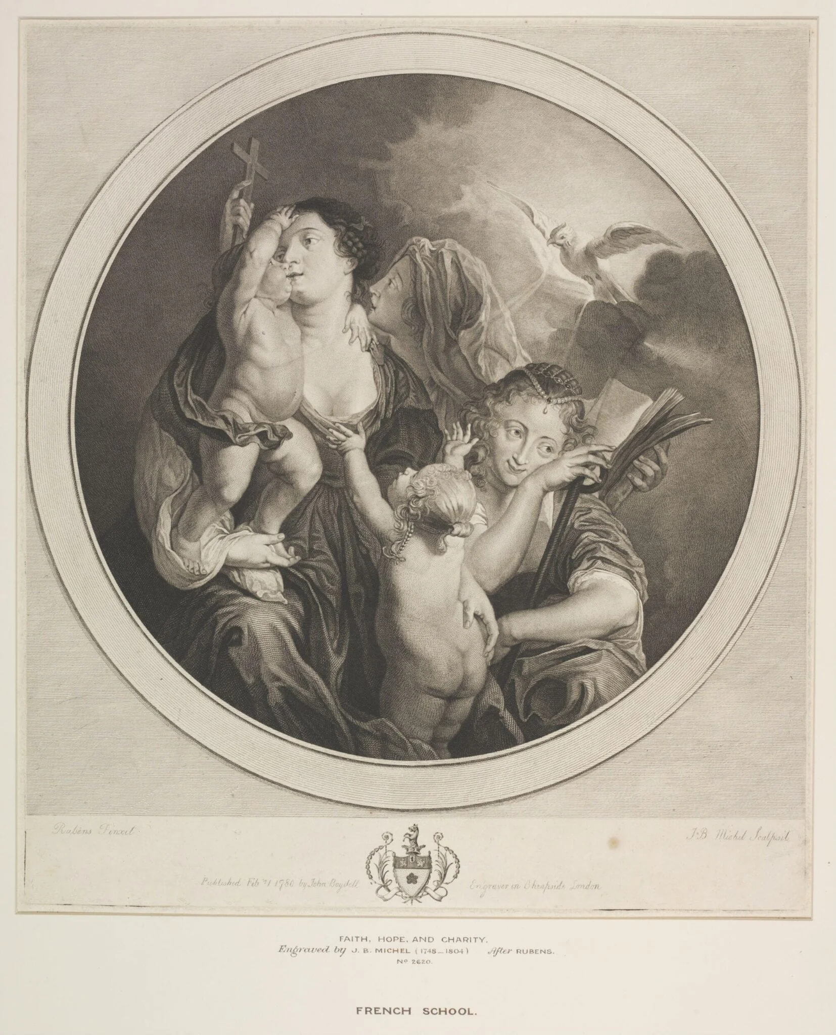 Faith, Hope and Charity, detail