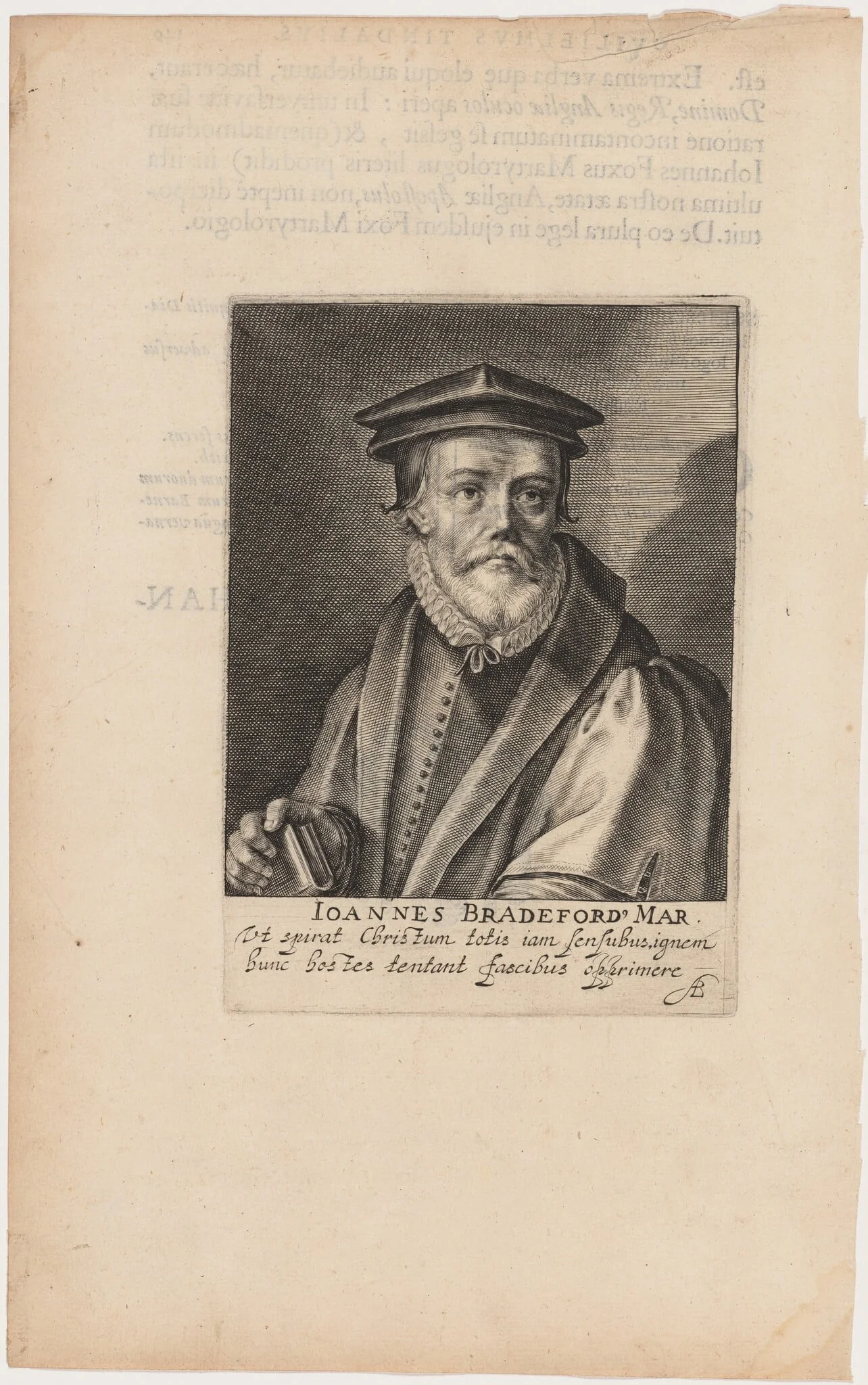 John Bradford, Protestant Martyr, detail