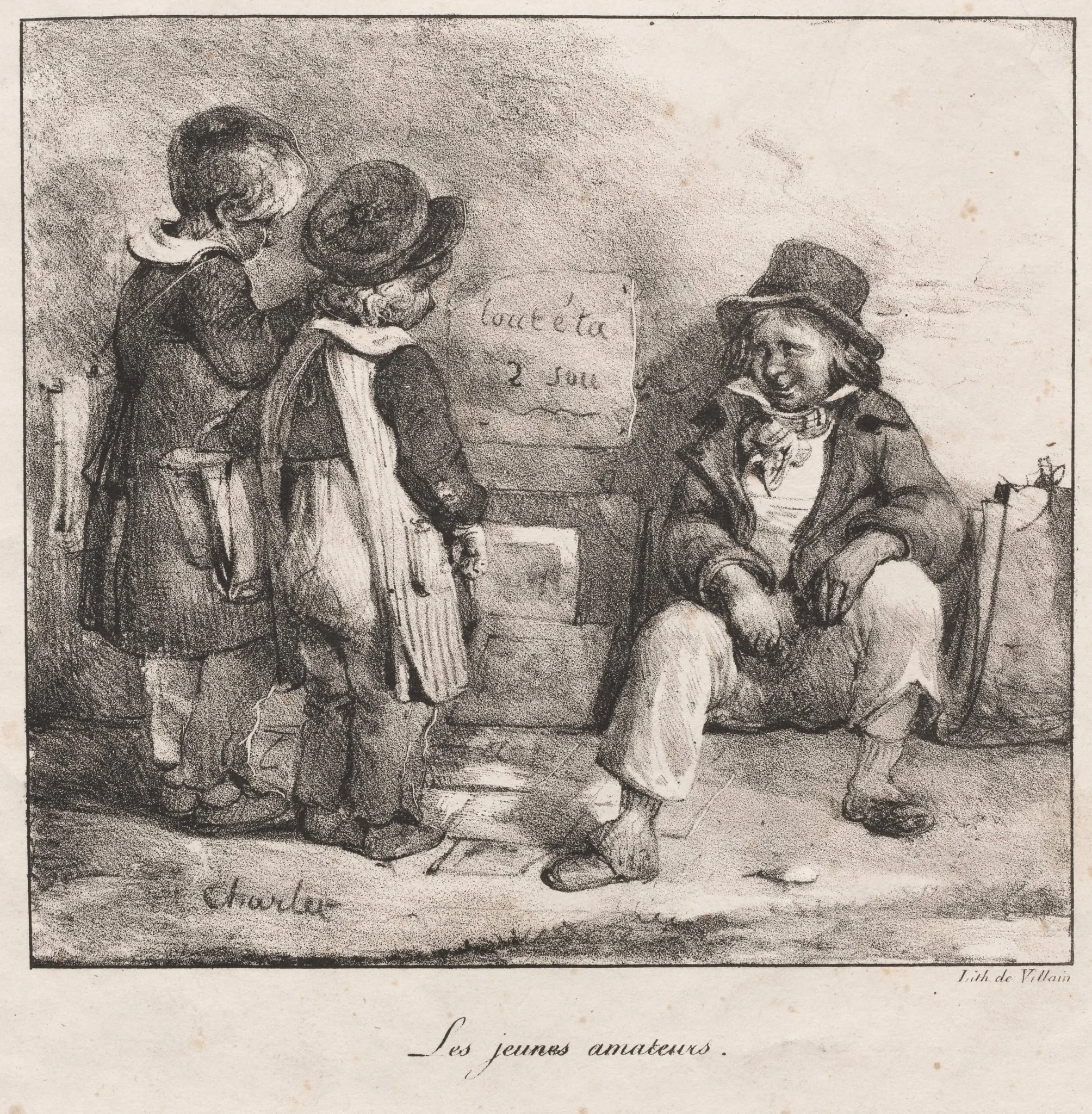 Sketch Book for the Use of Small Children: The Young Amateurs, detail